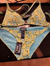 Vilebrequin x Smiley 50-Jahres Edition Bikini Bleu Lazuli Gr. S neu