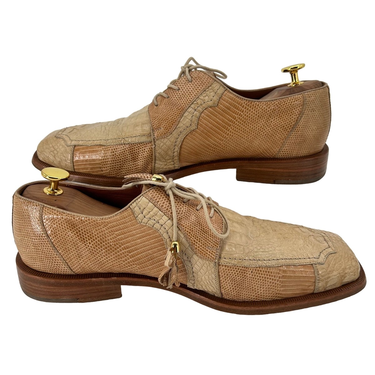 Men Monk Strap Shoes Square Toe Men Dress Shoes Rubber Sole