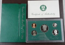 1994-S US Mint Proof Set 5 Coin Set OGP COA Original Government Packaging