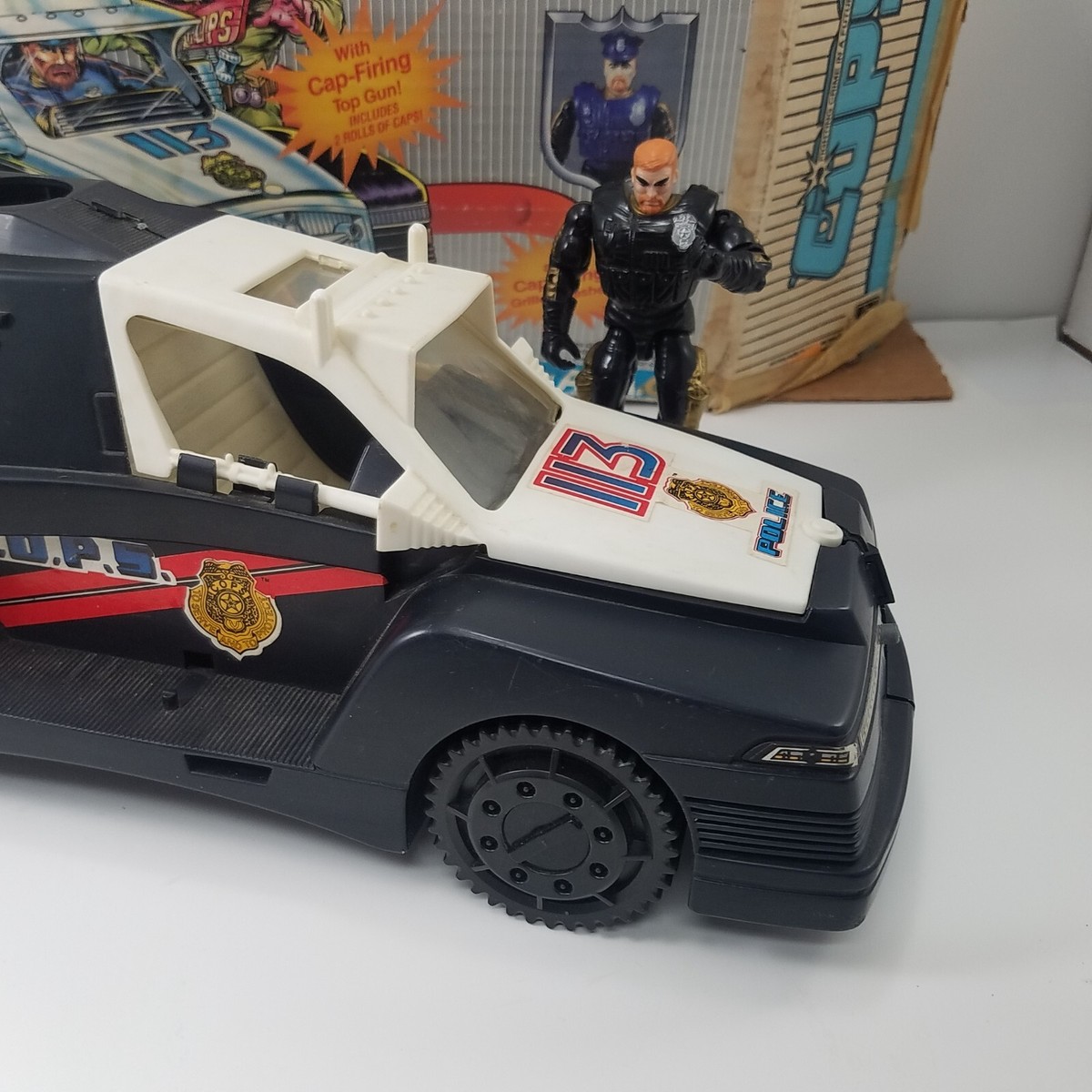 VINTAGE HASBRO COPS N CROOKS C.O.P.S. ATAC A.T.A.C. VÉHICULE QUASI COMPLET | eBay