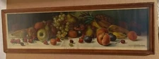 ORIGINAL 1903 YARDLONG PRINT - A MORNING TREAT FRUIT - J. CALIFANO CHROMOLITHO