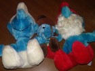  SMURF PLUSH VINTAGE lot CHARACTER lot