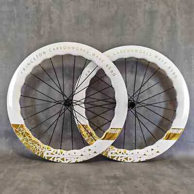 700c Carbon-Rennrad-Laufradsatz, Scheibenbremse, Steckachse Tubeless Rohrräder