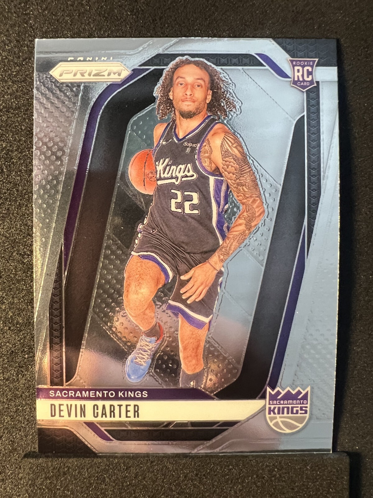 2024-25 Panini Prizm - Devin Carter Rookie Card #231 Silver (RC) Kings
