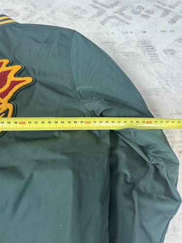 Vans 66 Champs Baseball Varsity Jacket Green Mens XS Extra Small Brand New - Picture 7 of 7