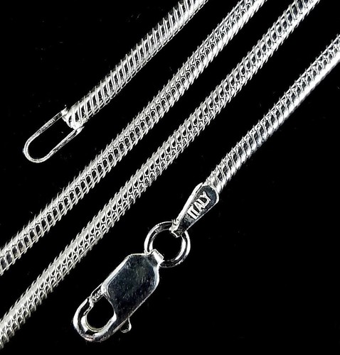 2MM Solid 925 Sterling Silver Italian 
