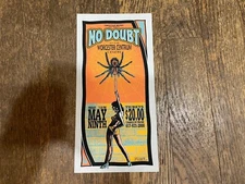 No Doubt Silk Screen Handbill Worcester Centrum Centre Gwen Stefani