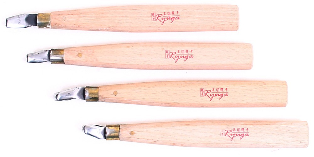 Bonsai Jin + ShariWerkzeug Ryuga, 4 tlg. Set Schnitzwerkzeuge mit Schlaufe... eBay