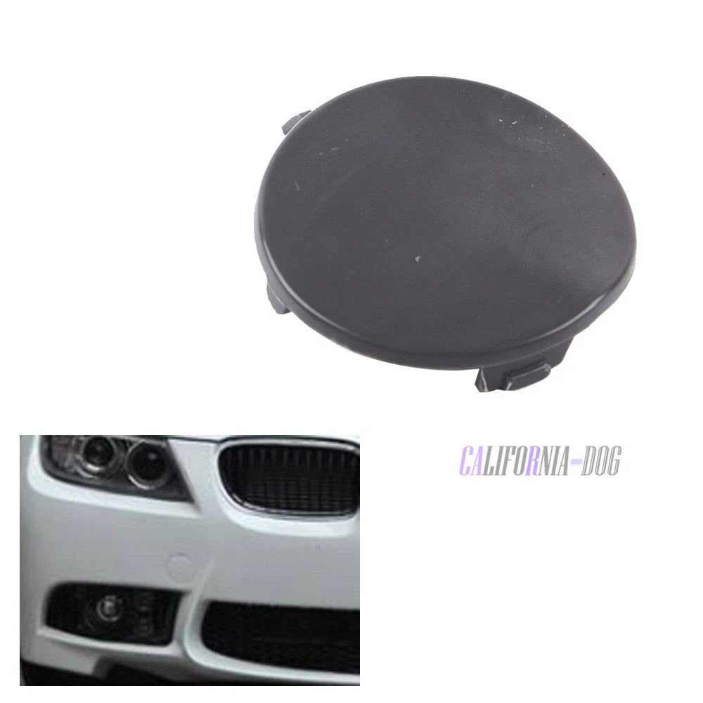 Primed Front Bumper Tow Eye Hook Cover Cap For BMW E90 E91 LCI 3 Series 07  - 12