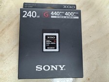 Sony G Series 240GB - XQD Memory Card - (QDG240F) for sale online 