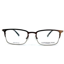 London Fog Eyeglasses James Brown Rectangular Frames 53[]19 140 mm