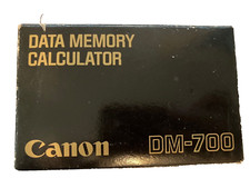 Canon Data memory calculator DM-700
