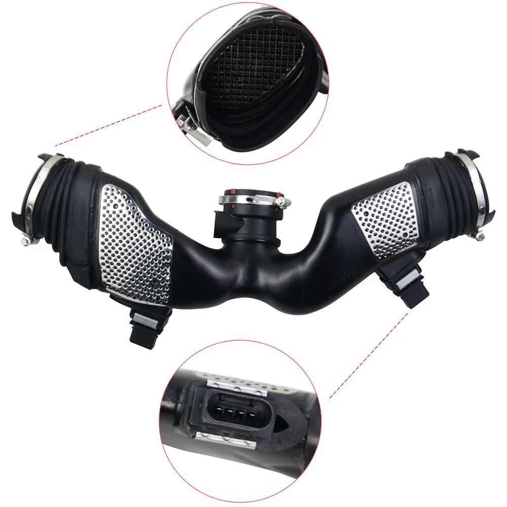 Fit Mercedes-Benz OM642 Engine Turbo Air Intake Pipe (Sensors and 