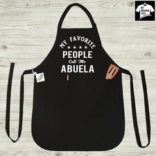 Abuela Apron New Grandmother Grandma Nana Funny Mothers Day Christmas Gift