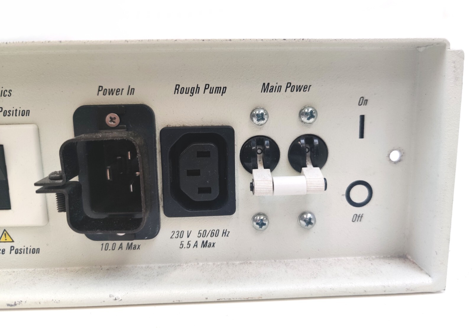 Thermo Finnigan LCQ Advantage 97133-60122 Power Entry Module w ON/OFF Breaker
