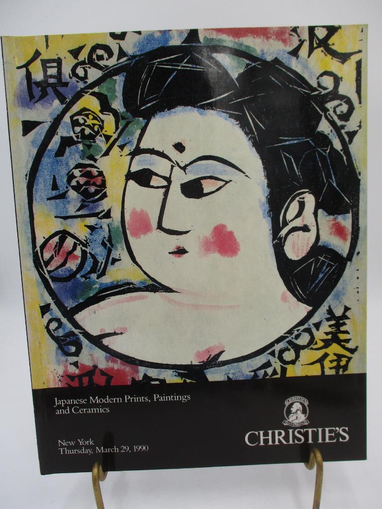 Vtg 1990 Christies Japanese Modern Prints Paintings Ceramics Art