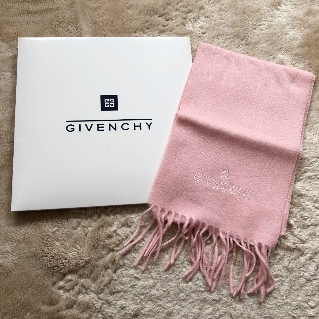 GIVENCHY's 100% Cashmere Scarf Color Pink New unused | eBay