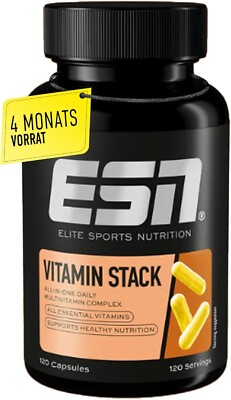 ESN Vitamin Stack, Multivitamin, 120 Capsules