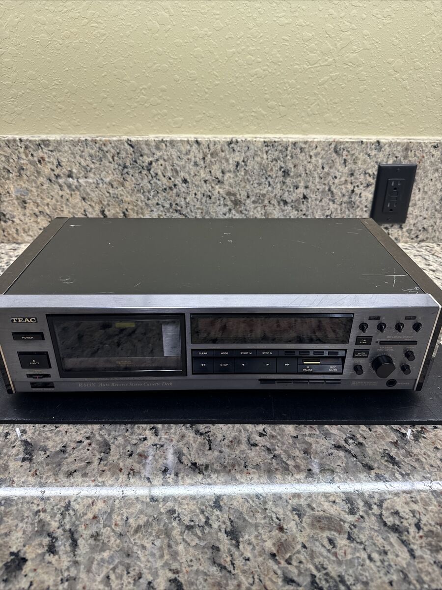 TEAC R-919X Three Head Auto Reverse Cassette Deck Serviced TEAC R-919X Three Head Auto Reverse Cassette Deck Serviced