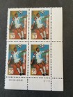 US Stamps 50 Cent World Cup Soccer Plate Block Of 4 SC# 2836 MNH FV $2.00.   — photo 1