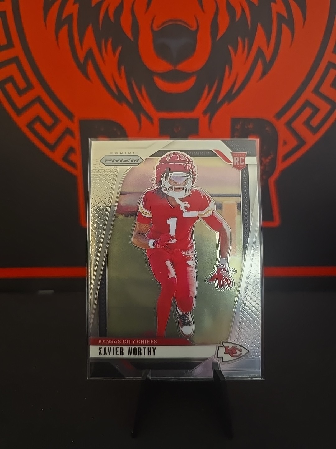 2024 Panini Prizm #399 Xavier Worthy RC Kansas City Chiefs- Base Card 