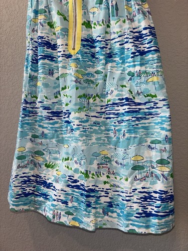 Lilly Pulitzer Alexi High Tide Beach Resort Mini Dress Spaghetti Strap Womens 4 - Picture 3 of 5