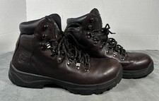 TIMBERLAND Men's Hiking Boots Mid Lace Brown EXCLNT 87106 Sz 9 3822