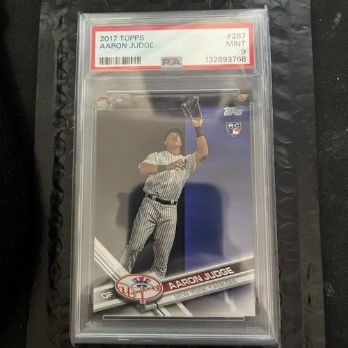 Aaron Judge 2017 Topps #287 New York Yankees Rookie Card PSA 9 MINT