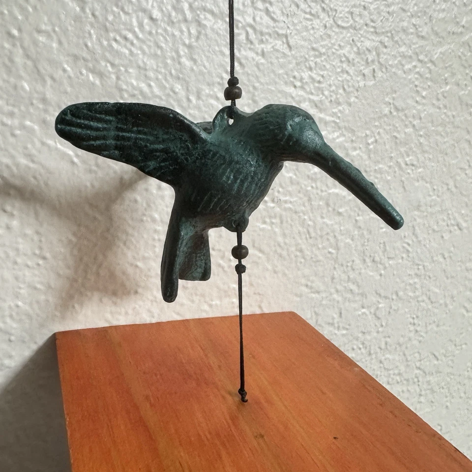 Woodstock Chimes Hummingbird Wind Chime Copper Finish Garden Decor 2008 - Image 3 of 4