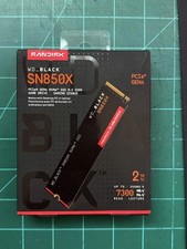 Western Digital WD BLACK SN850X 2TB NVMe  - BRAND NEW  FACTORY SEALED