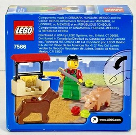 LEGO (7566) City: Farmer - New Sealed Retired - Pig Dog Town Farm Same Day Ship