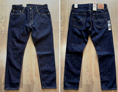 Levi s 512 Slim Taper Jeans Mens 36x30 Dark Wash Indigo Blue Denim Eco Ease NWT