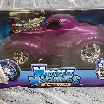 41 1941 Willys Coupe Muscle Machines 1:18 (Purple) NIB | eBay