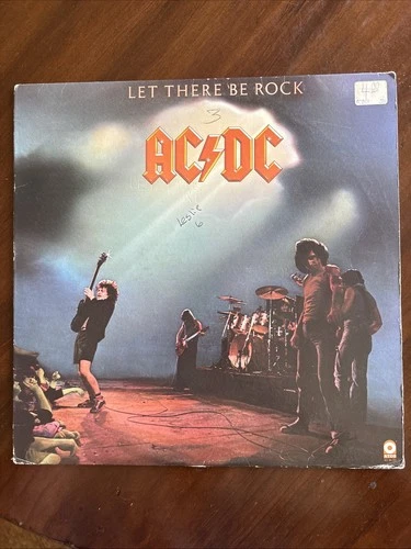 AC/DC ‎Let There Be Rock 1977 ATCO Records Porky Prime Cut Monarch Vinyl LP
