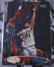 Topps 1998-99 Stadium Club Tim Duncan #148 San Antonio Spurs NBA Rookie Card. rookie card picture