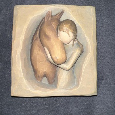 Willow Tree Horse Plaque Quiet Strength Always There For Me  Susan Lordi (2005)