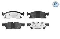 Meyle Bremsbelagsatz, Scheibenbremse MEYLE-PD: Advanced Perform 025 251 9021/PD