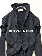 Red Valentino Made In Italy Bolero Cardigan S Ruffle Ribbon