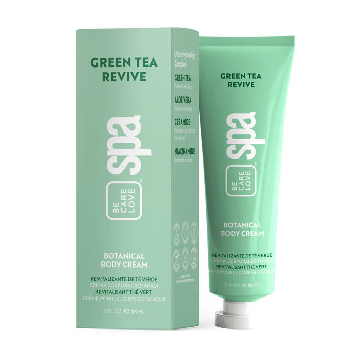 BCL Spa Revive Vegan Hand and Body Cream, Green Tea Scented