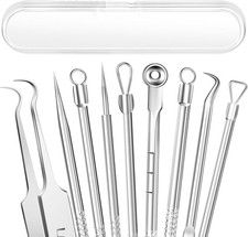 5PCS Blackhead Remover Pimple Popper Tool Kit, Professional Stainless Pimple Acn