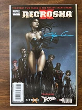X Necrosha #1 One-Shot 2nd Printing Variant SIGNED Clayton Crain (Marvel)