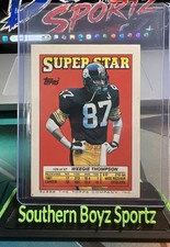 1988 Topps Super Star Sticker Back Cards -Weegie Thompson #26 Carlos Carson (RC)