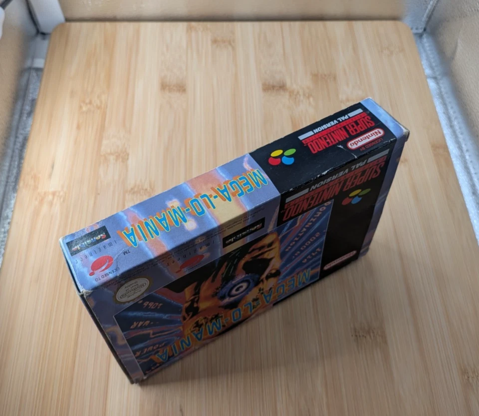 Mega-Lo-Mania Super Nintendo SNES Video Game - Boxed CIB - UKV - Image 4 of 4