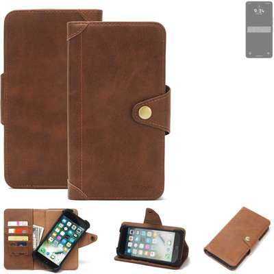 Handy Hülle für Leica Leitz Phone 3 Schutzhülle Handy Tasche Braun