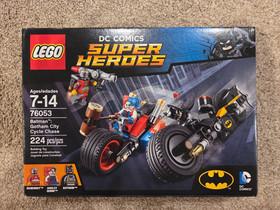 LEGO DC Comics Super Heroes: Gotham City Cycle Chase (76053) 100% w/box&manual