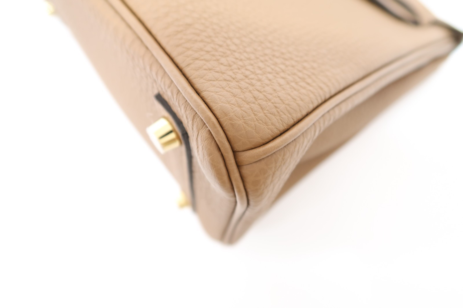 Authentic Hermes Birkin 25 togo Leather Brown Hand Bag UNUSED 3B220010SS image 2