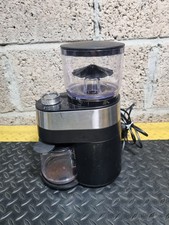 Amazon Basics Electric Burr Coffee Grinder with 30 Grind Settings Black