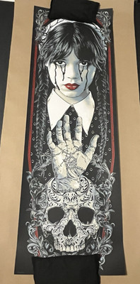 Wednesday Addams Jenna Ortega Poster Art Print Rhys Cooper