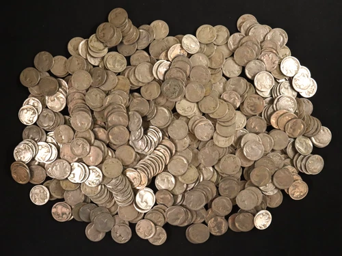 Lot of 500 Buffalo Nickels - "P" Mints-Dateless Mix of Naturals w-Some Old Acids