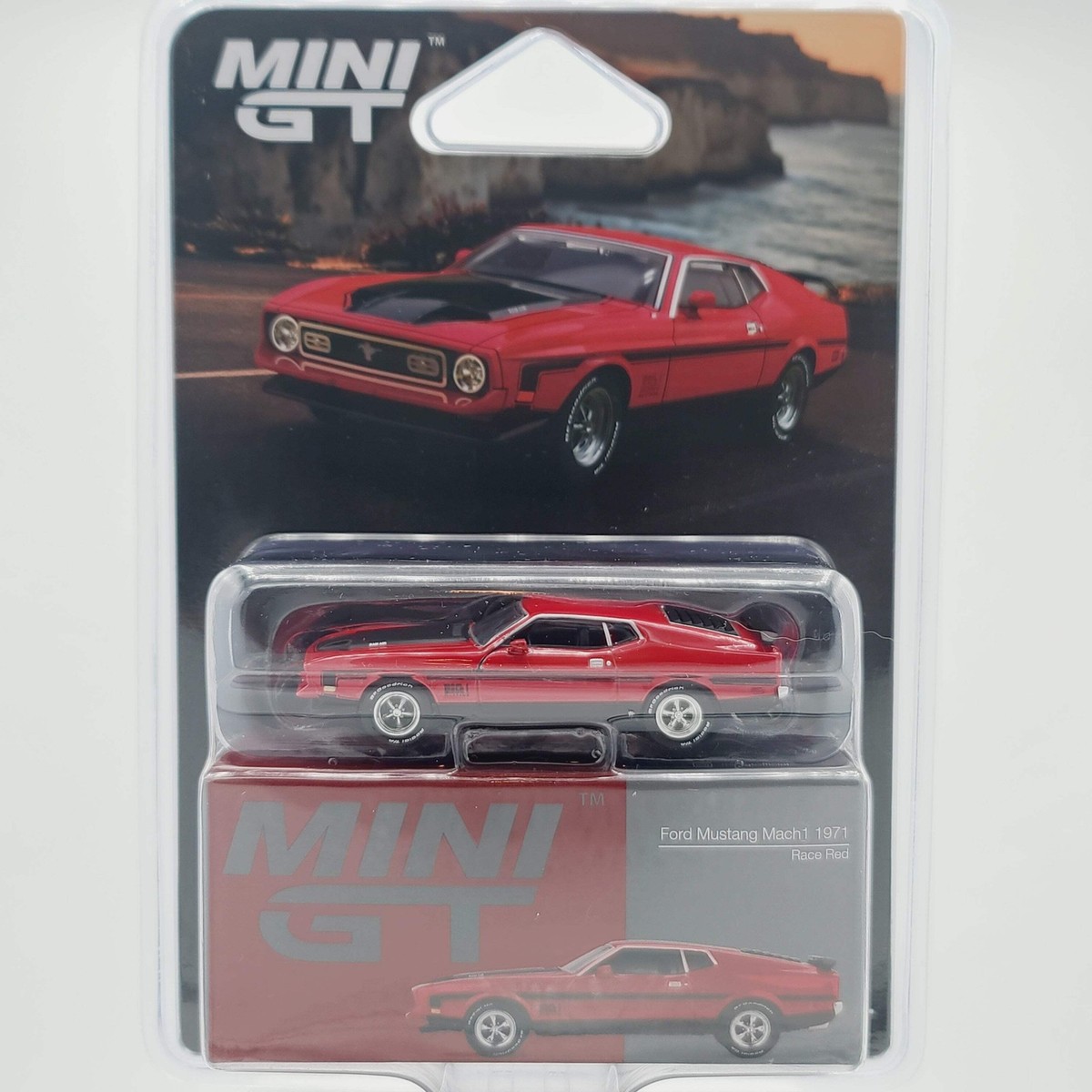 Mini GT '71 Ford Mustang Mach 1 - 1:64, Racing Red (2026 MiJo